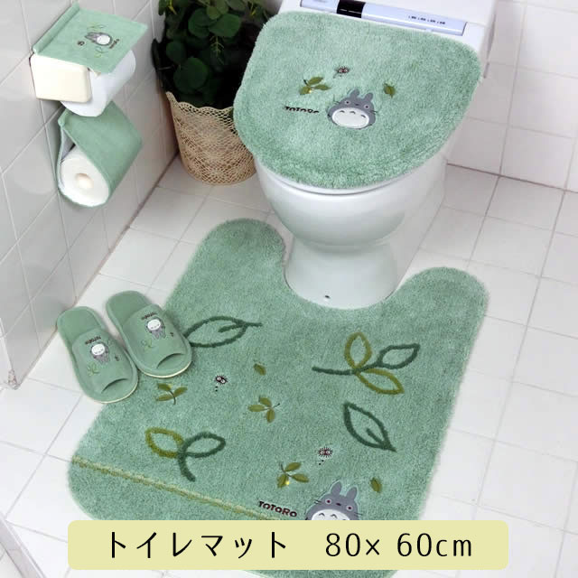 【となりのトトロ】 トイレマット 80×60 もりのかぜ | ジブリ 日本 